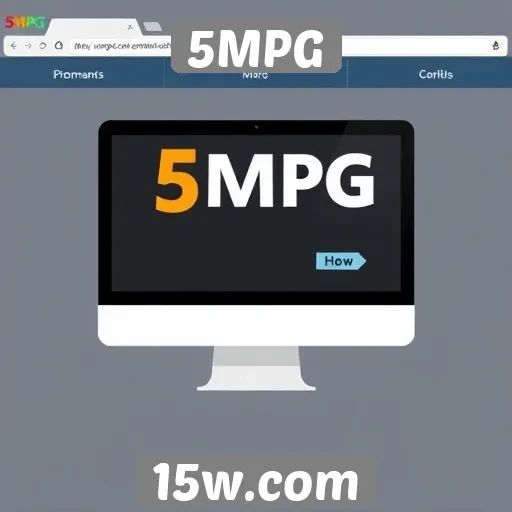 Análise da interface do usuário no site 5MPG